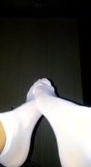Piedi velati di amica