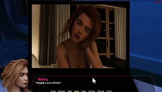 История Haley No5 - Йоханнес пытался играть с киской Хейли