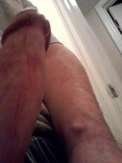 long, thick, dripping cock