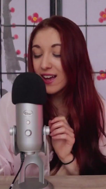 Iconic moment from "ASMR JOI Eng. subs by Trish Collins - listen and come for me"
