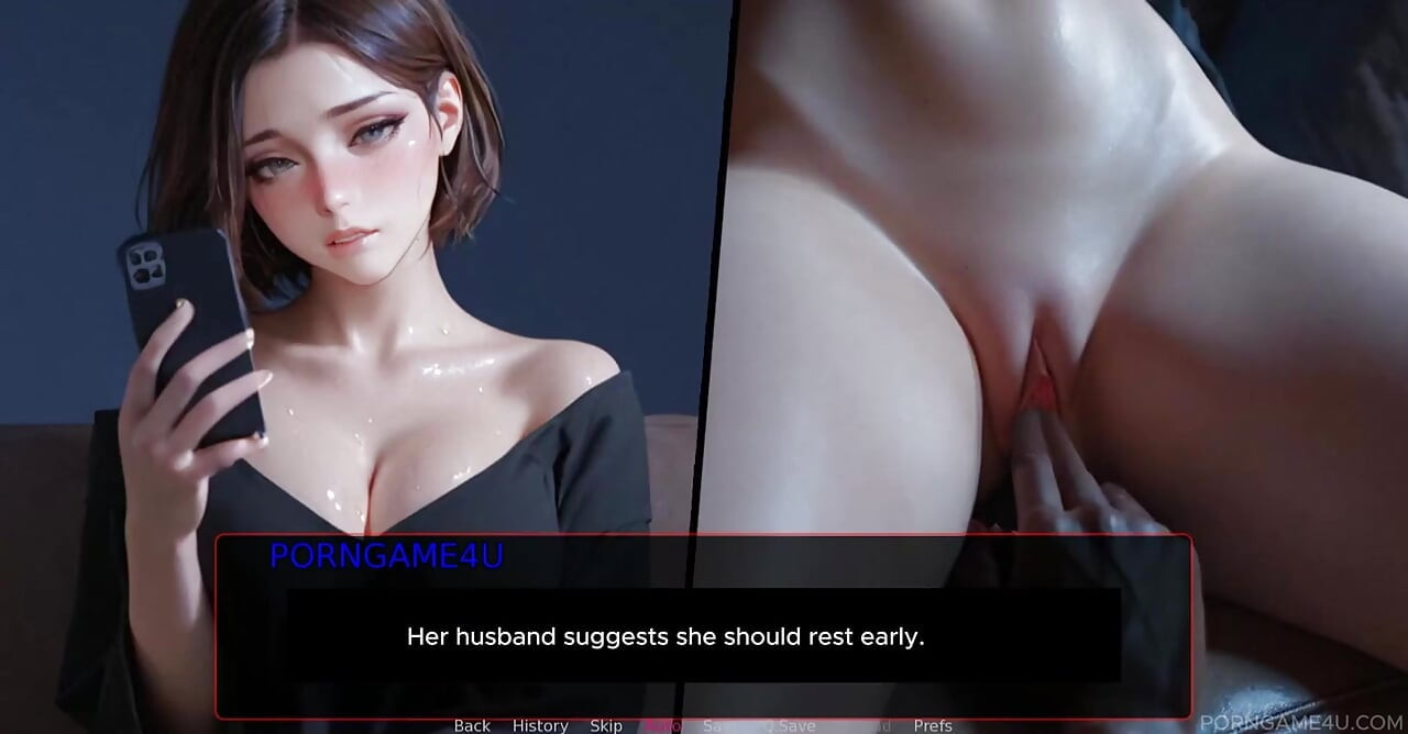 Cheating Hotwife: Fucked by Lover During a Video Call with Her Husband - Distant Vows - 1 - Kent Kode - by Porn Game 4u