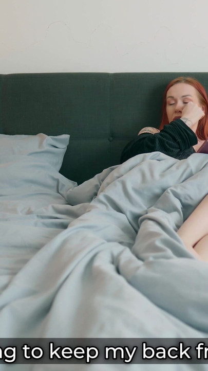 Step Mom Busts Step Son Jerking to Her Porn in Share Bed - Taboo Creampie Surprise! | Clip 1