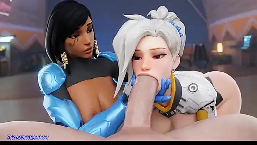 Big Booty Pharah -  Overwatch Compilation ( 3D Realistic )