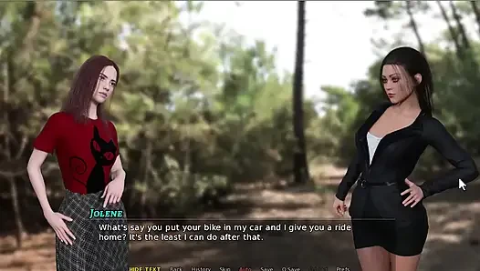 Casey's fall 2 getting naked in the woods