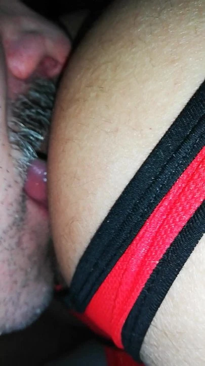 moustache man loves licking my hole