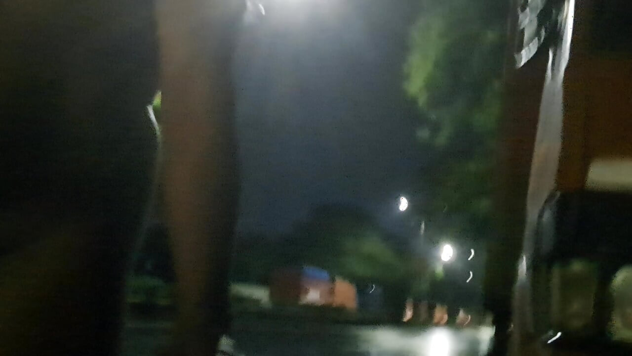 Indian Exhibitionist Nude in Public City Road