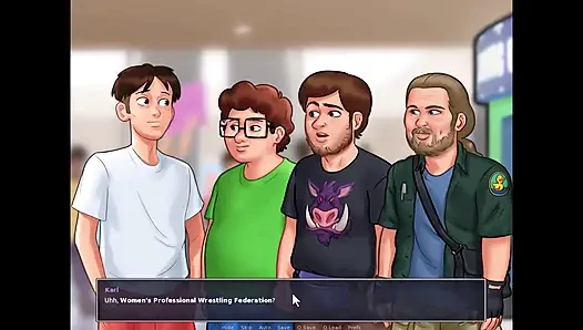 Summertime saga: the nurse gave me a handjob.