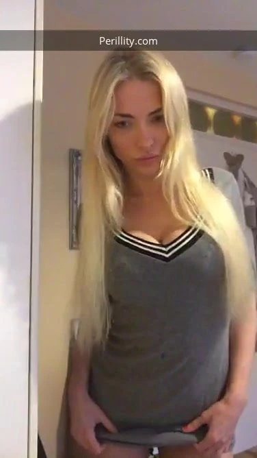 Hot blonde milf showing her hot body