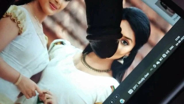 Трибьют для Samyuktha в горячем черном члене