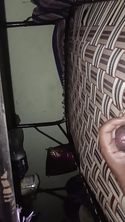 I stuck my penis between the cot, fucked her and ejaculated.