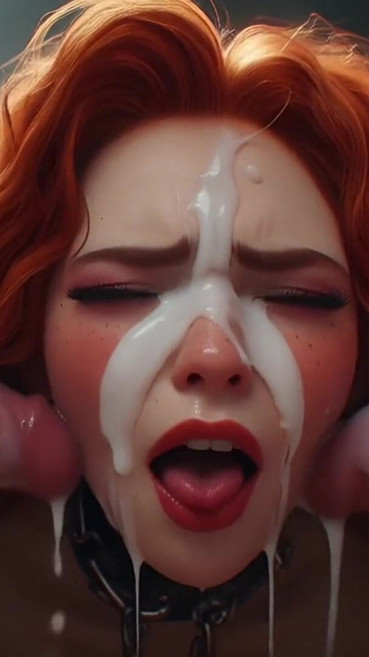 Hot hot redhead 3D - AI Generated - Synthetic Content - Generated by Artificial Intelligence - No real people | Clip 1