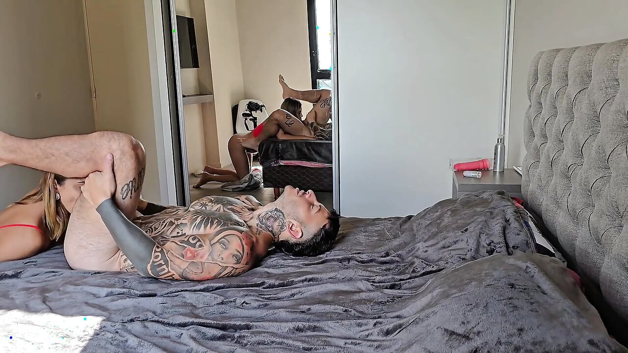 Behind the Scenes! Amateur Couple Have Sex in the Morning. Double Penetration