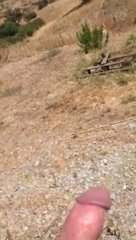 outdoor pissing in erection