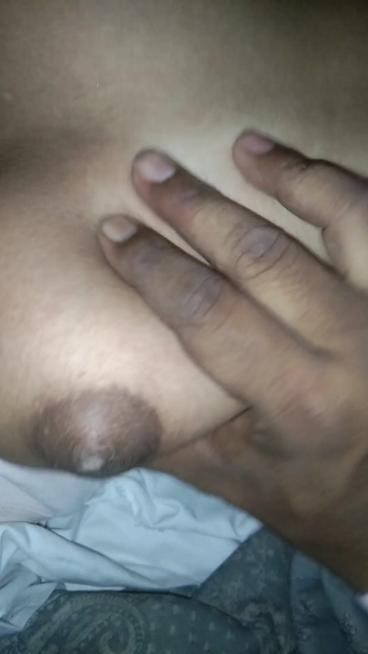 Fuck Village girl' by husband and press the boobs very hard positions. | Clip 1
