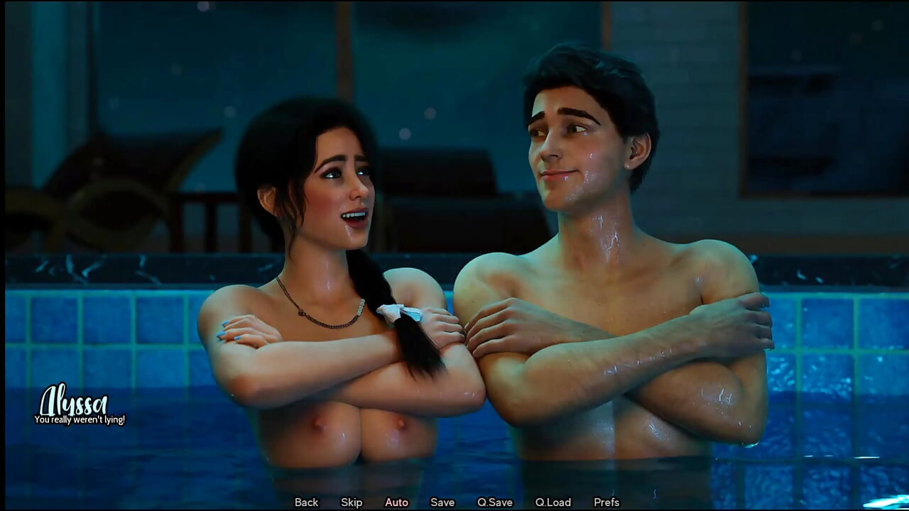 Fodendo minha melhor amiga na piscina