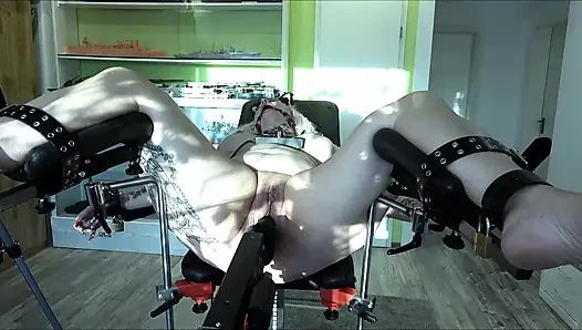 Slave Used on Gynogological Chair