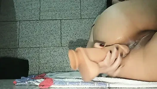 Bu büyük götlü bebek çok ateşli
