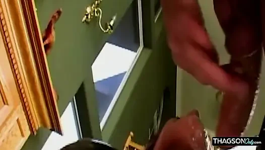 Horny MILF Boot-fucks Pussy and Deepthroats Throbbing Cock