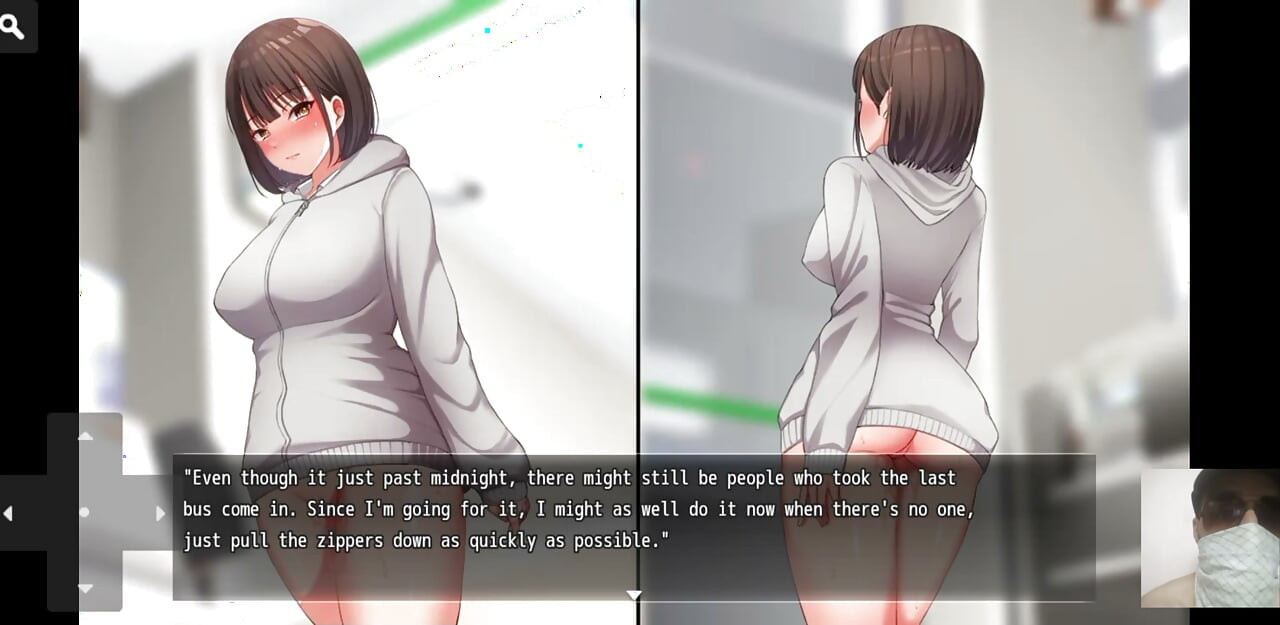 Nightwalk!Hentai game gameplay! Exhibitonist virgin girl masturate in public and got caught and fucked.