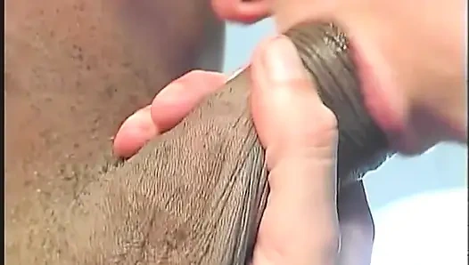 Retro Fucking Black Cock in Her Teen Pussy