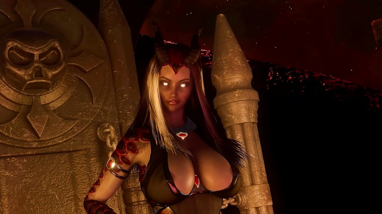 Sollo Succubus Con Gran Polla Se Masturba