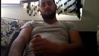 Very handsome turkish dude jerking off