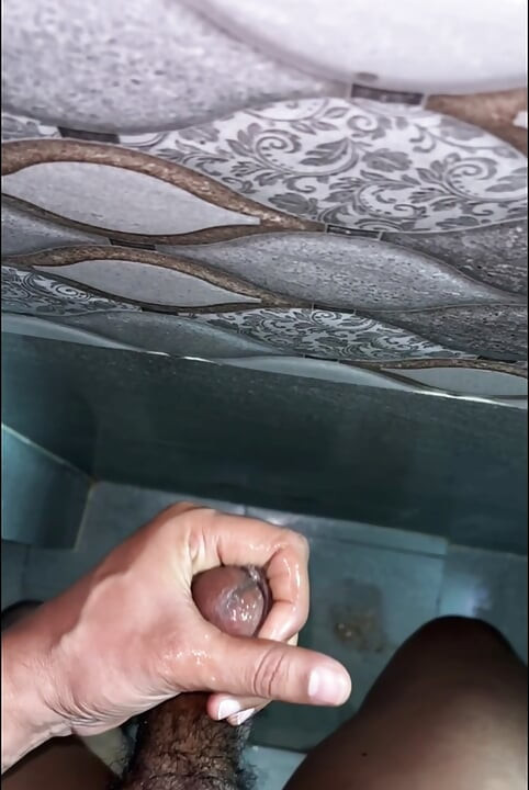 Bathroom Spit On dick hardcore masterbation