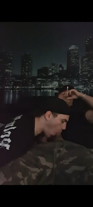 Pavel catches Silvio while he's wanking his dick