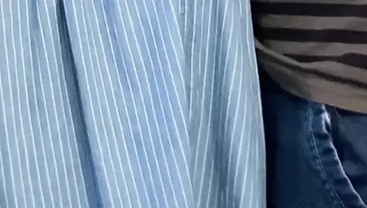 Random Stranger's Sticky Fingers Under Dress