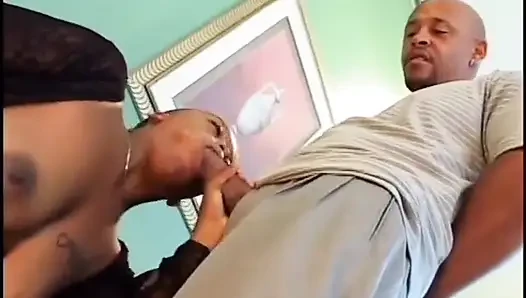 Ebony Slut with Amazing Boobs Gets Creamed After Hard Anal