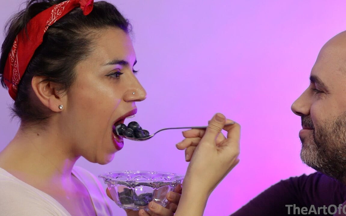 Blueberries & Cum! - Cum on Food 11