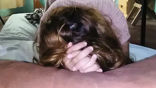 Recording with My Cell Phone with My Girlfriend in a Pink Dress