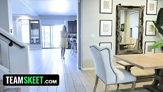 Hot babe Lily Glee sneaks in agent's house and gets mind controlled
