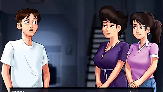 Summertime saga - Johannes got Jenny pregnant.