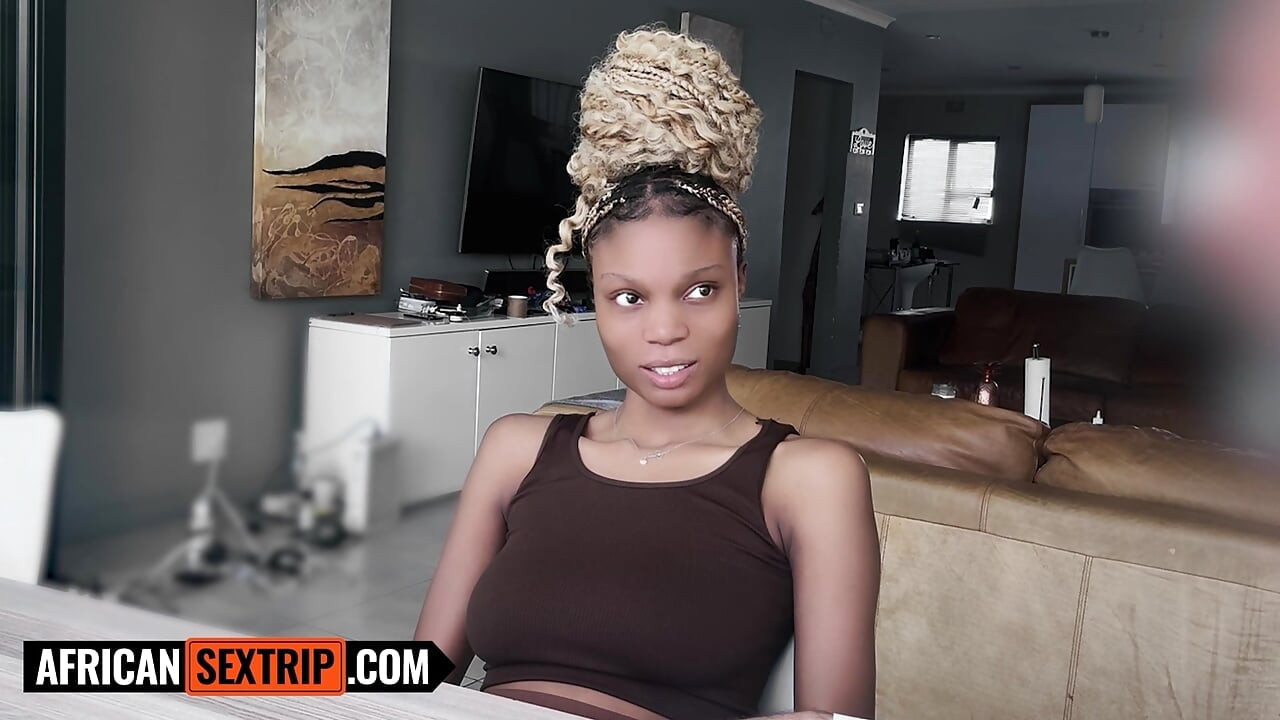 Her boyfriend kept calling while my BIG TITS Ebony TEEN got lost when I RAMMED her pussy hardcore