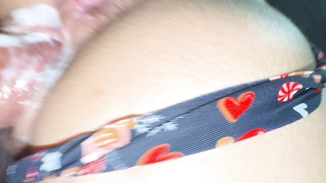 Wont Let Him Pull Out - He Explode With Cum And Fill My Tight 18 Pussy