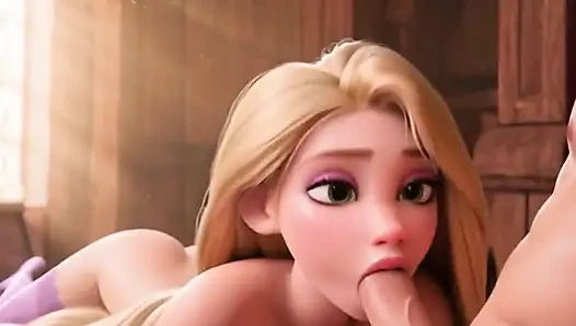 AI Generated Elsa Girlfriend Passional Sex ( Cartoon AI Porn )