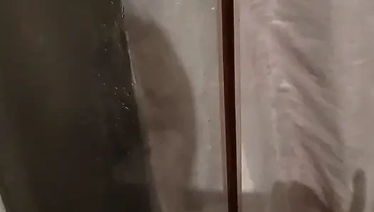 Caught My Stepsister in Shower. She Let Me Watch on She's Busty Body