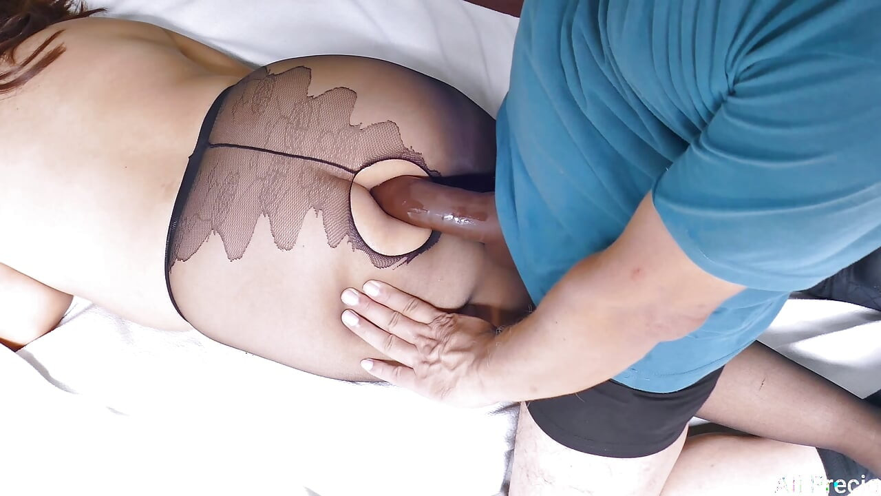 That's how I like to cum, face down with my ass stuck by a huge black guy