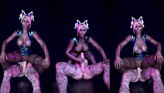 Gece Kulübünde, Sıcak Mela Büyük Beyaz Penis Tarafından Sevişiyor