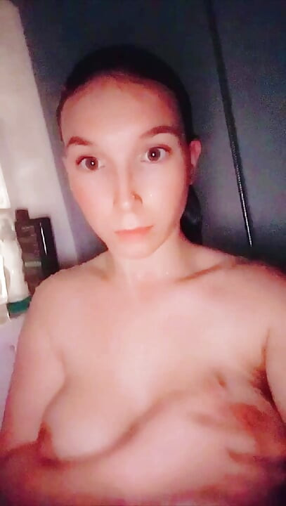 I gave this video to my lesbian 47f gym coach with me playing with my pussy seducing her