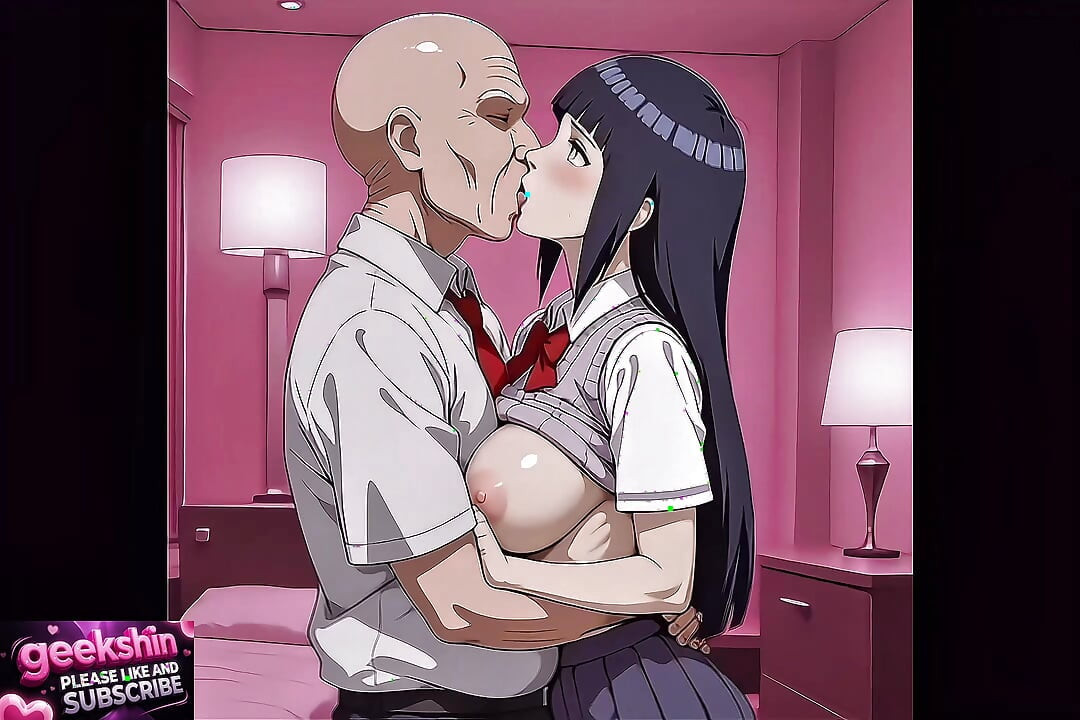 (2k 60fps) 18 years old hentai ninja girl hinat tried to cosplay school uniform and let hentai guy to be enjoyable at a moment