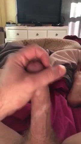 Stroking precum