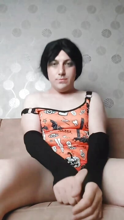 Halloween Cute Dressed Pretty Femboy