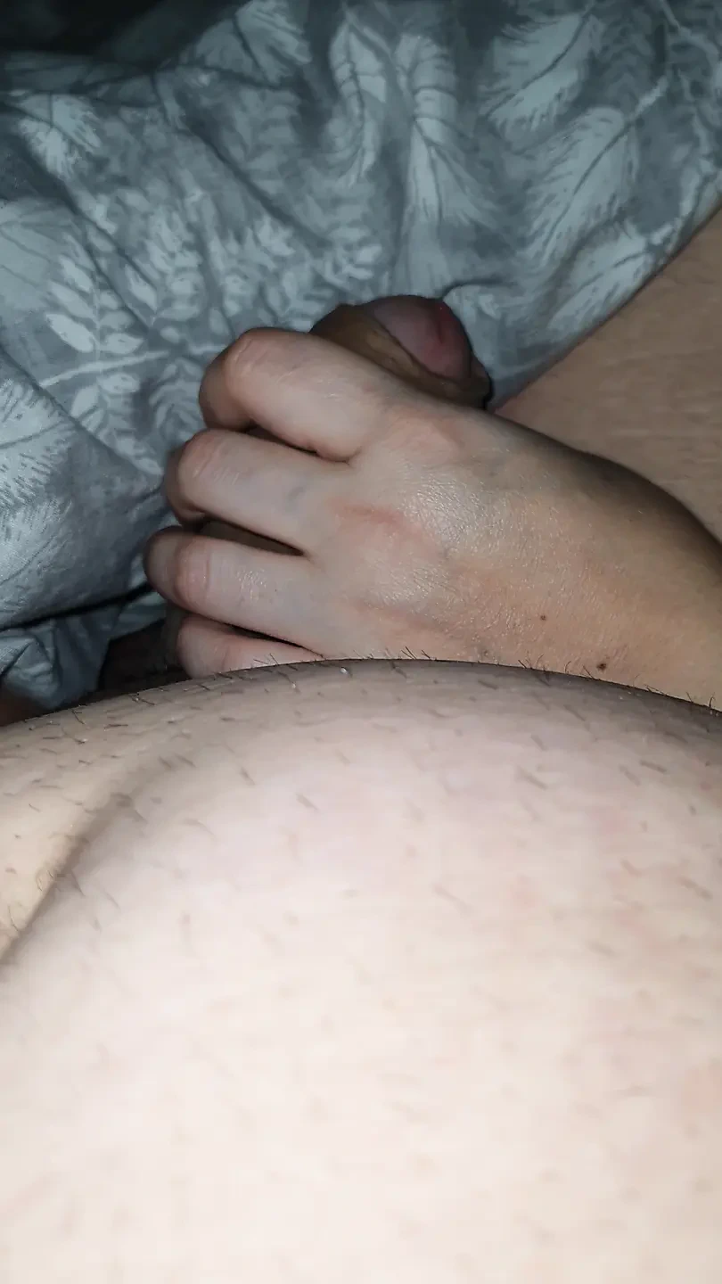 Step mom surprised step son by pulling out his dick under blanket and handjob his cock