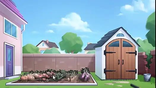 Summertime Saga - Jessy played with her self