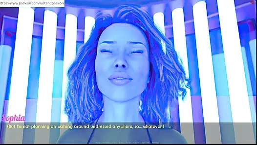 AWAM - Зак помог Софии в солярии