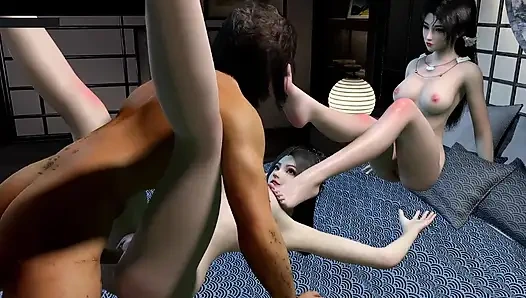 Богиня похоти Свечение: 3D желания файлы - 3D-анимация, хентай