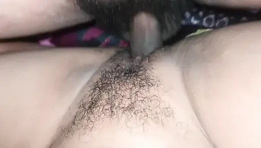 For the first time in her tight pussy and inserted it into her pussy.