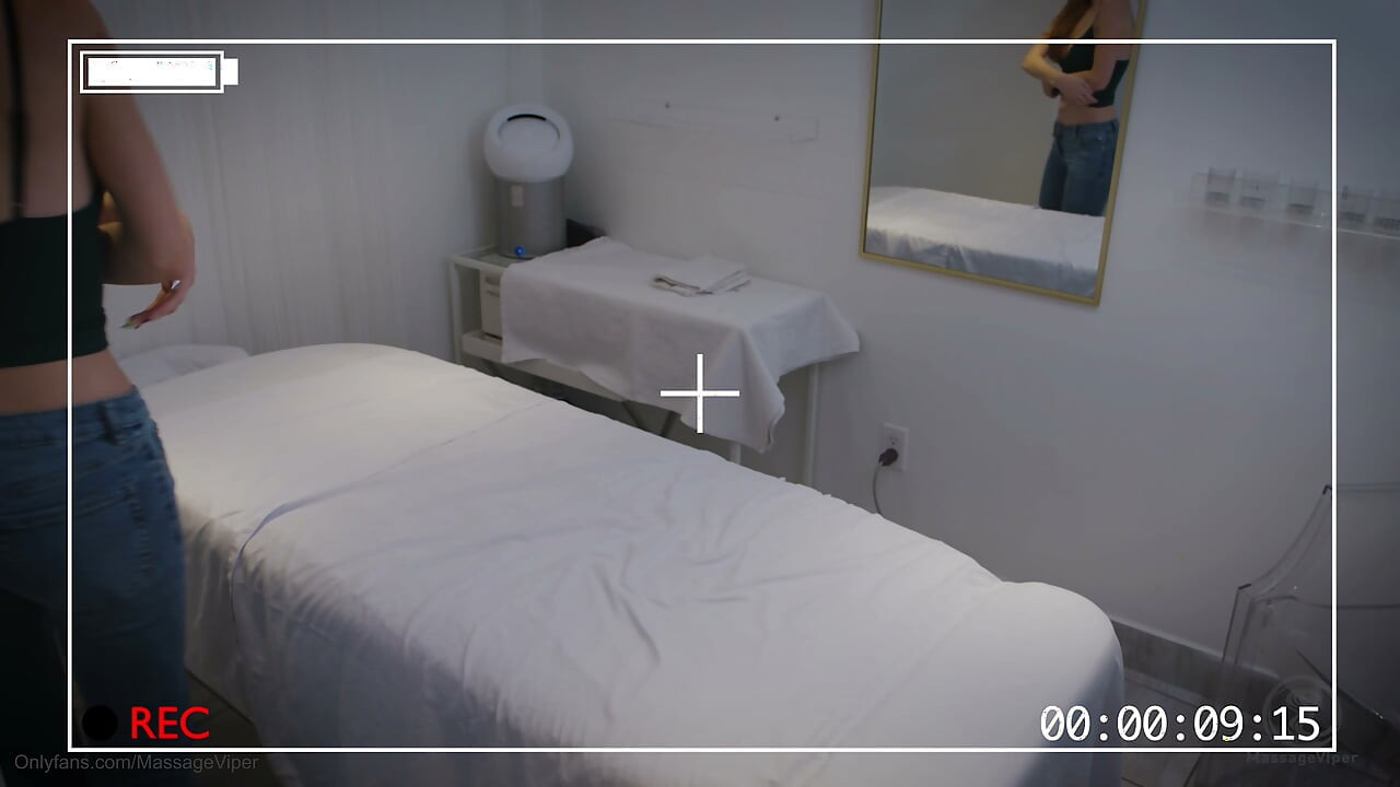 Cute girlfriend goes to the spa for a massage and gets more than she bargained for